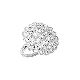 Sterling Silver Cubic Zirconia Fashion Ring
