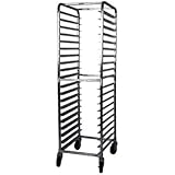 20 Full-Size Mobile Bun Pan Rack