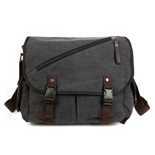 OSOPOLA M-1079 Leisure Cotton Canvas Cross Body Messenger Bag For Men