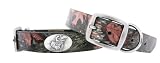 Zep-Pro Camo Leather Concho Pet Collar, Kansas Jayhawks, Medium