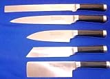 5pcs Professional Sushi Santoku Chef's Knife Knives Cutlery Set
