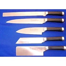 Click here to buy 5pcs Professional Sushi Santoku Chef's Knife Knives Cutlery Set by visiondecor Furniture.