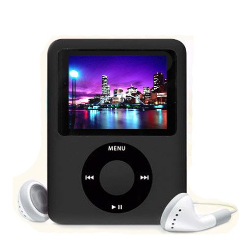 Childrens Toyshop   : TeckNet V80 1.8" TFT Screen 2G MP4/MP3 Playe With Build-In FM, Exteneral Memory Slot - Black