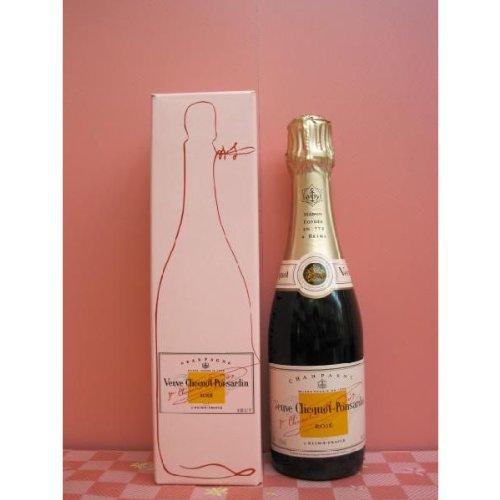ヴーヴクリコ ロゼ ローズラベル ハーフ 正規品 箱付き 375ml 【ギフト可】