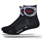 DeFeet AirEator 2.5in Red D-Chainring Cycling/Running Socks - TLLDCH