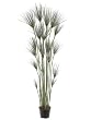 6' Potted Artificial Silk Egyptian Onion Grass Tree