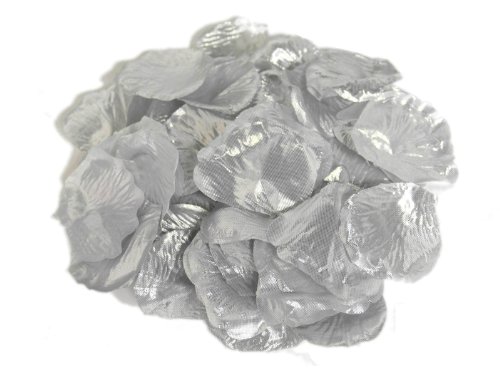 4000 Silk Rose Artificial Petals Supplies Wedding Decorations - Silver