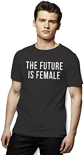 The Future is Female Man's T-Shirt Medium Grey