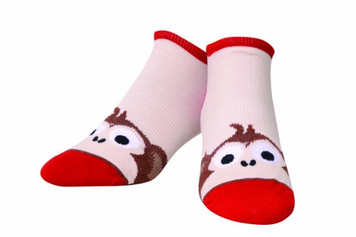Save Our Soles Women's Monkey Business Cream Socks
