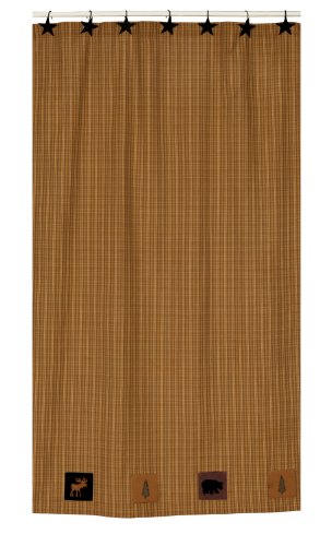 Lodge Sampler Country Rustic Shower Curtain