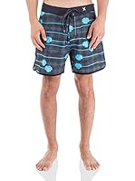 Hurley Bóxer Baño Phantom Block Party Palmera 16 (Antracita)