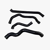 Mercedes-Benz Crankcase Ventilation Breather Hose Kit Genuine OE (4pcs)
