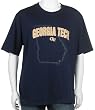 Georgia Tech Yellow Jackets 100% Cotton Short Sleeve T-Shirt