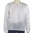 Summer Clothing Styles Mens Embroidered Kurta Cotton Shirt India Chest 42 inches (gck202)