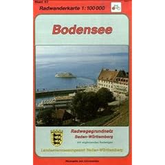Radwanderkarten Baden-W�rttemberg, Bl.52, Bodensee: Radwegegrundnetz Baden-W�rttemberg mit erg�nzenden Radwegen
