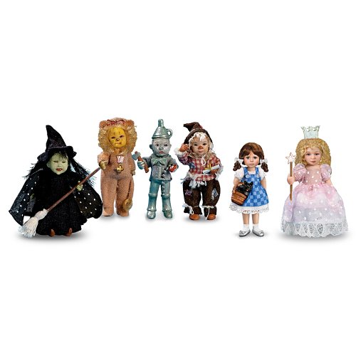Ultimate Wizard Of Oz Miniature Size Child Dolls Set by Ashton Drake
