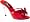 Red Patent Satin