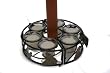 Patio Umbrella Citronella Candle Holder Centerpiece - Butterflies