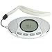 2 in 1 Digital Pocket Pedometer Step Counter with Fat Analyzer With alarm clock Silver