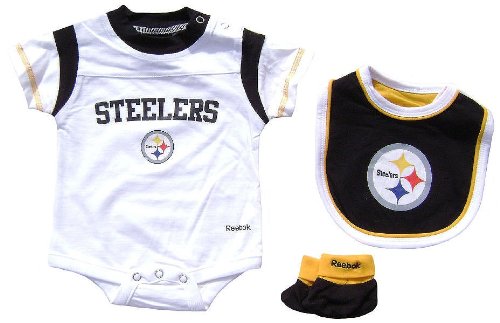 Pittsburgh Steelers 3 Piece Creeper Set by Reebok (3/6)