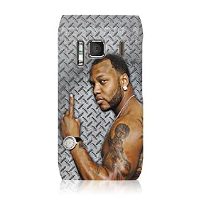 Ecell - FLO RIDA PROTECTIVE HARD PLASTIC BACK CASE COVER FOR NOKIA N8