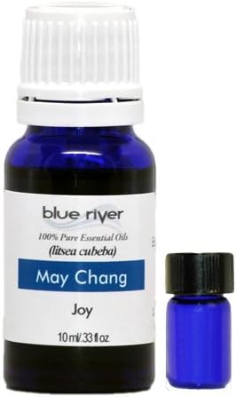 May Chang (Litsea) Essential Oil with Free Pocket Vial. 100% Pure, Undiluted. 10ML Blue River