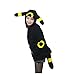 Koveinc Black Pokemon Pikachu Umbreon Kigurumi Costume Hoodie