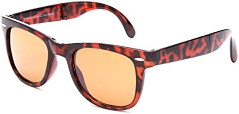 Newbee Fashion® - 80's Classic Blue Brothers Wayfarer Styles Vintage Retro Solid Color Folding Sunglasses