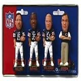 Chicago Bears NFL Mini Bobble Head Set