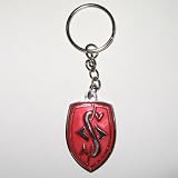 Silvia Logo - Keychain - Red