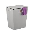 Zeller 14102 W�schesammler, faltbar, Baumwolle 41 x 33,5 x 47 cm, grau