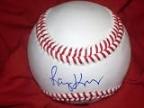Larry King Autographed ROLB Baseball, CNN, Larry King Live, Proof Photo of Larry Signing for Us.