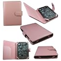 PU Leather Case for Amazon Kindle 4 - Pink