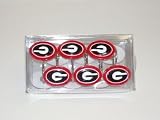 NCAA Georgia Bulldogs Shower Curtain Hook Set