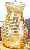 PEARL MOSAIC GLASS VASE - PEARL COLLLECTION MOSAIC GLASS VASE