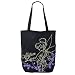 Disney Fairies Nature Lovers Tinkerbell Tote Handbag - Washed Black