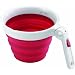 Chef'n SleekStor Collapsible Measuring Cup, 2-Cup Capacity, Cherry/Meringue