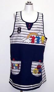 Elmo applique apron apron Sesame Street character 22333015 (japan import)