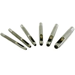 6 Hollow Leather Punch Leathercraft Horse Tack Tool