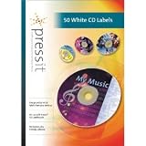 Pressit �white CD labels �100