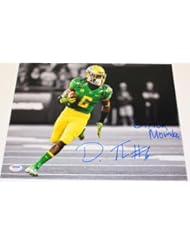 DEANTHONY THOMAS SIGNED AUTOGRAPHED OREGON DUCKS 11x14 PHOTO PSA/DNA #W14674
