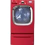 LG : WM3001HRA 27in Front-Load Steam Washer - Wild Cherry