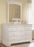 Product details for 4 Seasons Contentment Dresser with Arch Top Mirror