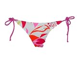 Guess Pink & Orange Side Tie Swimsuit-bottoms w/Rhinestones S