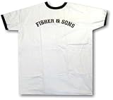 HBO Six Feet Under Show - Fisher & Sons BLOCK Logo Ringer Shirt