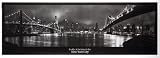 Produkt-Bild: Empire 333315 Panorama Poster, New York Manhattan Bridge Brooklyn Bridge 158 x 53 cm