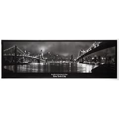 Empire 333315 Panorama Poster, New York Manhattan Bridge Brooklyn Bridge 158 x 53 cm