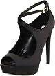 Steve Madden Womens Hottness Open-Toe Pump