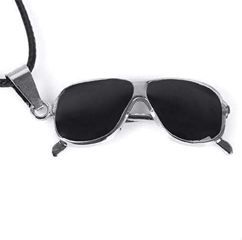 Titanium Stainless Steel " Sunglasses " Pendant with 20" Necklace In Charms Jewelry Shop