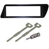 PEUGEOT 306 CAR STEREO/RADIO FITTING KIT - FASCIA/FACIA PLATE AERIAL ADAPTOR & REMOVAL KEYS'